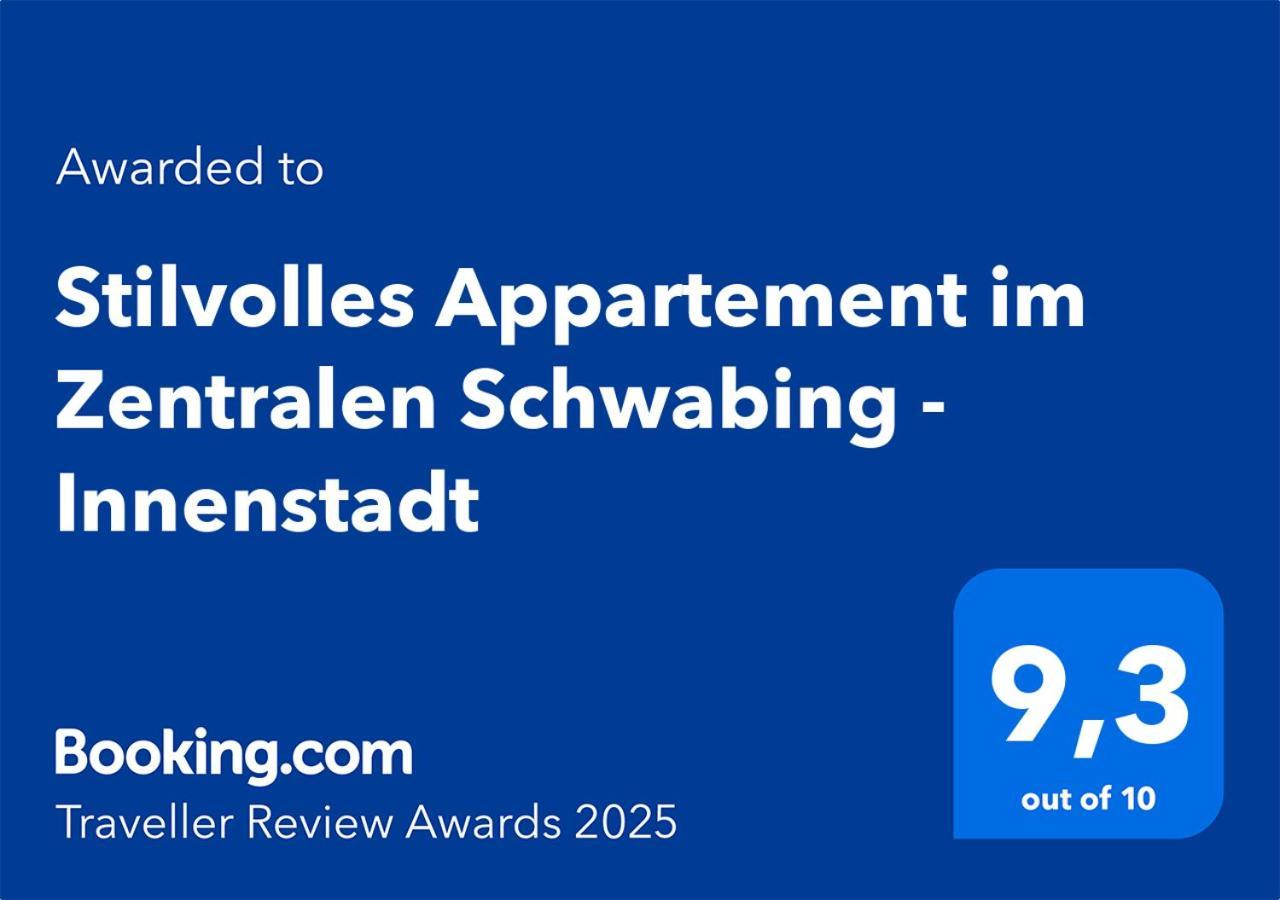 Stilvolles Appartement Im Zentralen Schwabing - Innenstadt มิวนิก ภายนอก รูปภาพ